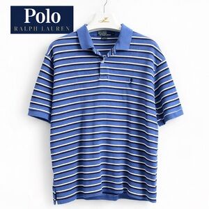 Polo by Ralph Lauren Blue & White Striped Polo Shirt